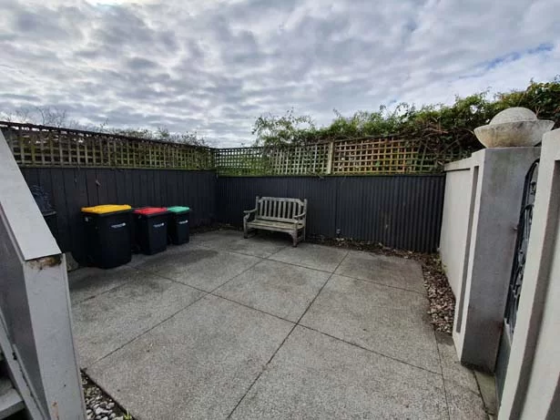 Courtyard after a tidy-up from OPM