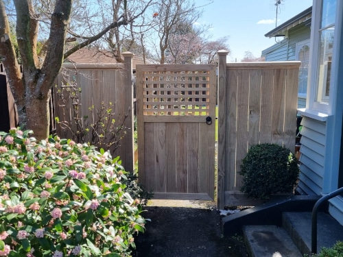 garden gate installed by OPM
